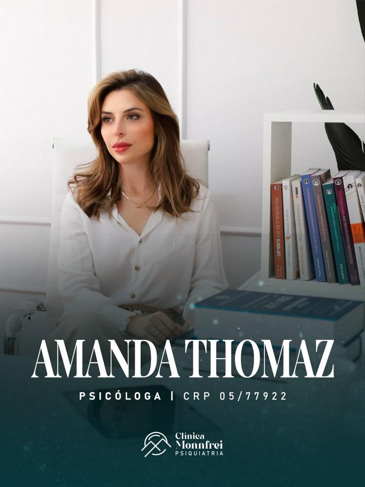 Amanda Thomaz, psicóloga, CRP 05/77922
